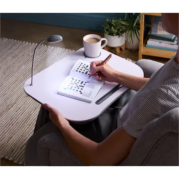 Konferenční stolek 3Pagen Odkládací stolek s osvětlením 48 x 38 x 6 cm