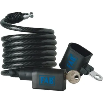 Zámek na kolo FAB 7318 5 x 1800 mm černý