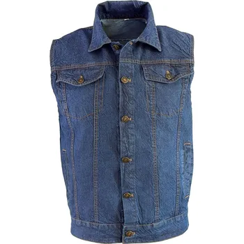 Vesta pánská jeans džínová nadměrné velikosti XXL Jeans