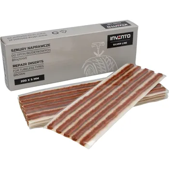 Sada na opravu pneumatiky Vložky na opravu pneumatik hnědé Silver Line, 200x5 mm, 25 ks.