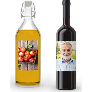 Samolepící etiketa HappyFoto Etiketa na láhev