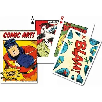 Pokerová karta Piatnik Vintage Comic Art