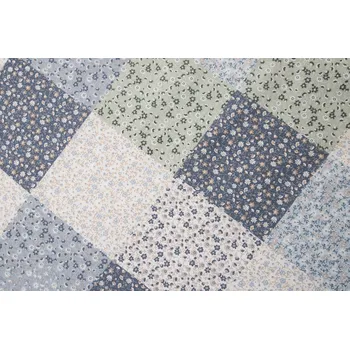 Povlečení Podpěrová s.r.o. Bavlna, plátno PATCHWORK POMNĚNKOVÝ Velikost: Bavlněný krep (130 g/m2)