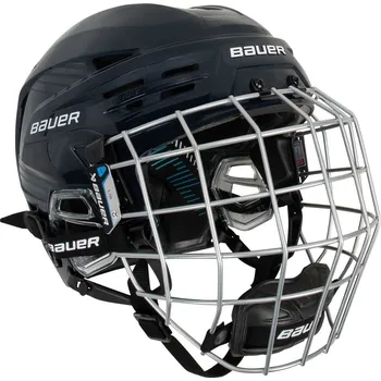 Hokejová helma Bauer RE-AKT 90 Combo Senior Farba: navy modrá, Veľkosť: S