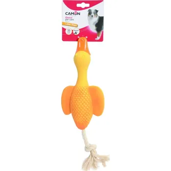 Hračka pro psa CAMON HRAČKA KACHNA S PROVÁZKEM 33 cm