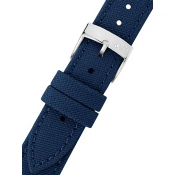 Řemínek na hodinky Plastový řemínek Morellato Ocean 5446D25.062 M, modrý, recyklovaný materiál - 18 mm