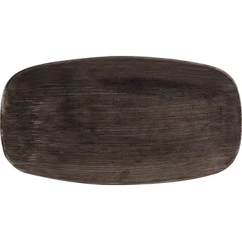 Talíř Talíř servírovací Churchill Stonecast Iron Black 35,5x18,9 cm