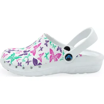 Pracovní obuv Pantofle Suecos Oden+ Liv Bílá/Potisk 38