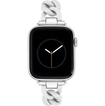 Příslušenství k chytrým hodinkám Nine West řemínek plastový bílý, pro Apple Watch 38-41mm