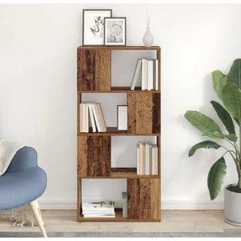 Televizní stolek vidaXL Sestava TV skříněk Hnědá 60 x 24 x 125,5 cm kompozitní dřevo [875194]