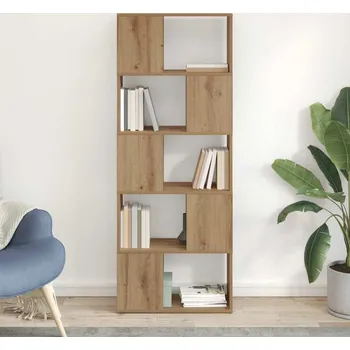 Televizní stolek vidaXL Sestava TV skříněk Hnědá 60 x 24 x 156 cm kompozitní dřevo [875198]