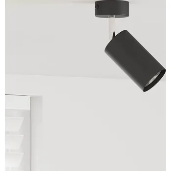 vidaXL Stropní bodové světlo s reflektory Černá 6 x 6 x 16 cm kov [4108191]