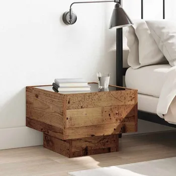 Noční stolek vidaXL Úložná skříňka Staré dřevo 40 x 40 x 30 cm [3394554]