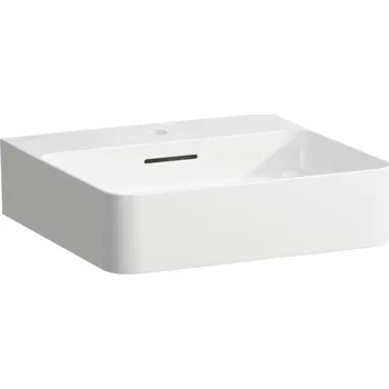 Umyvadlo LAUFEN VAL - umývátko, broušená spodní část (H816280) Barva: Černá mat, Provedení: bez otvoru pro baterii