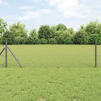 Pletivo vidaXL Hexagonální oplocení Šedá 0,8 x 50 m PVC [42005566]