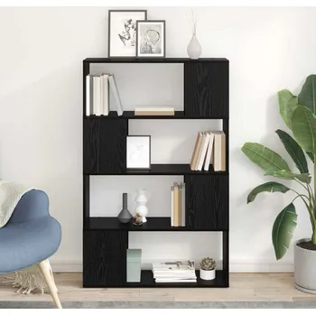 Televizní stolek vidaXL Sestava TV skříněk Černá 80 x 24 x 125 cm kompozitní dřevo [875202]