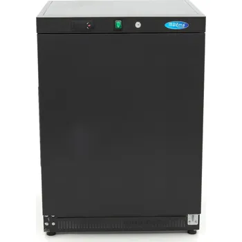 Chlazení Maxima Chladnička s plnými, křídlovými dveřmi – 200 l – 3 nastavitelné police – černá