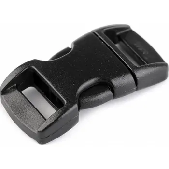 Spona trojzubec šíře 10 mm - černá