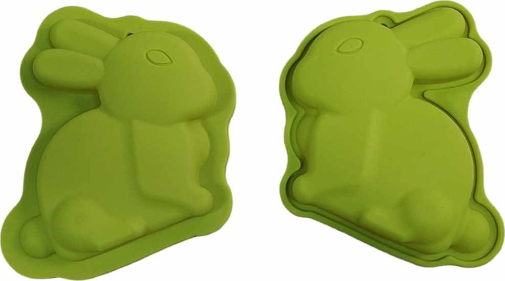 Alvarak Dvoudílná silikonová forma velikonoční zajíček