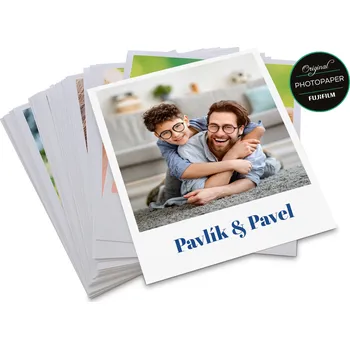 Party dekorace HAPPY Retro foto prémium 10 x 12 cm