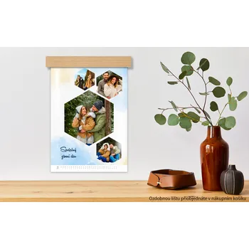 Fotokalendář HAPPY Nástěnný fotokalendář A3 na výšku zušlechtěný lakováním