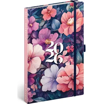 Notique Planbook diář/notes 13 x 21 cm 14denní 2026, kytice