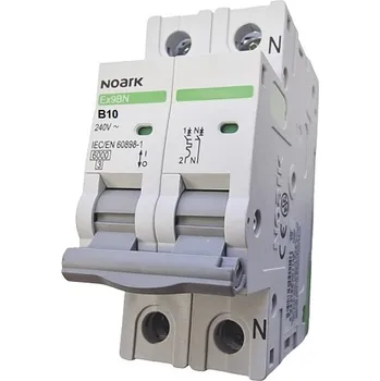 Jistič Noark 100021 Ex9BN 1PN B10 Instalační jistič 6 kA, charakteristika B, 10 A, 1+Npól (Ex9BN 1PN B10)