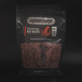 Návnadová surovina Stick mix Big Boss 1kg + booster 100ml