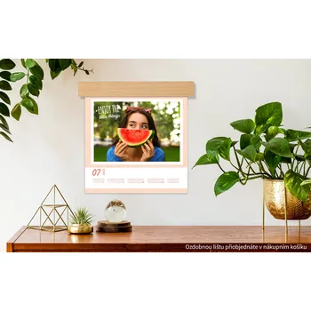 Fotokalendář HAPPY Nástěnný fotokalendář cca 21 x 21 cm
