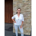 Halenka s překladem bílá Velikost: UNI: S - XL