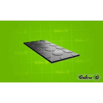 Koberec Pryžový koberec S 8 PENÍZEK černá - 3 x 1200 x 10000