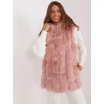 Wool Fashion Italia Dámská vesta -AT-KZ-2379.96P Wool Barva: Růžová - světle, Velikost: S/M