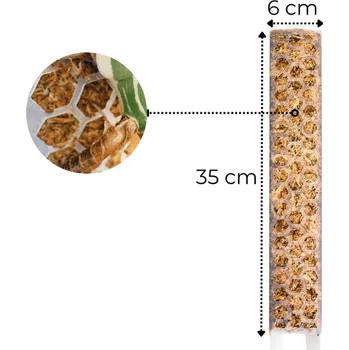 Opora na rostlinu Rašeliníková tyč M (1 díl, délka 35 cm), čirá