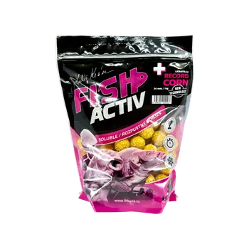 Boilies LK Baits Fish Activ Plus Record Corn 24mm, 1kg