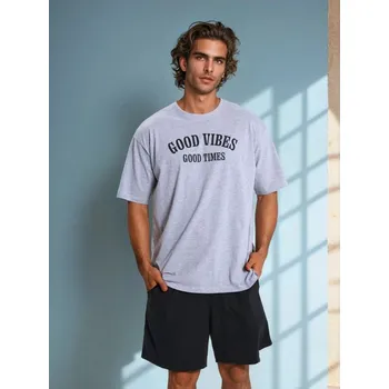 Sinsay - Dvoudílná pyžamová souprava oversize - vícebarevná - 435DP-MLC - 435DP-MLC-XXL