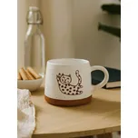 Sinsay - Hrnek s tečkovaným vzorem - hnědá - 163GI-88X - 163GI-88X-ONE