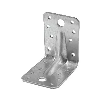Tesařské kování GH úhelníková spojka s žebrem 55/70S / 70x55x70x2 - ocel žárový pozink