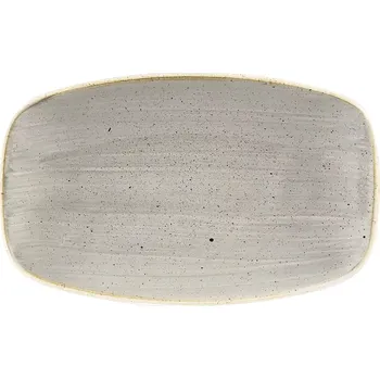 Talíř CHURCHILL Stonecast Peppercorn Grey plochý talíř, obdélníkový, délka: 200 mm