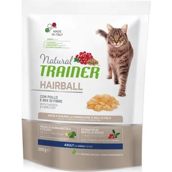 Krmivo pro kočku Natural Trainer Cat HAIRBALL kuřecí 0,3 kg