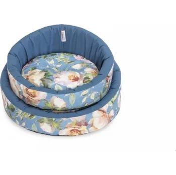 Pelíšek pro psa Camon KULATÝ PELECH RŮŽE, 40 cm, MODRÁ 40 cm