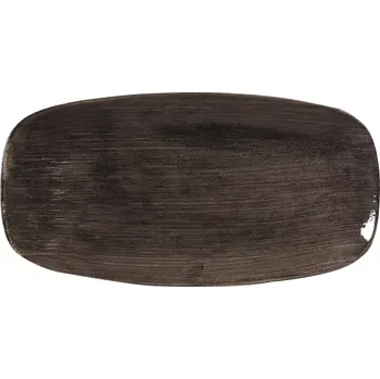 Talíř Talíř servírovací Churchill Stonecast Iron Black 29,8x15,3 cm