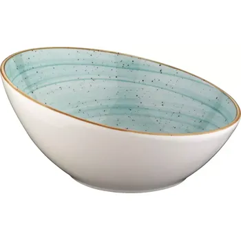 Polévková mísa Miska šikmá Bonna Aura Aqua 450 ml