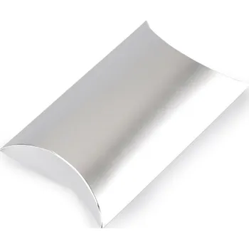 Dárková krabička metalická, barva 5 stříbrná metalic