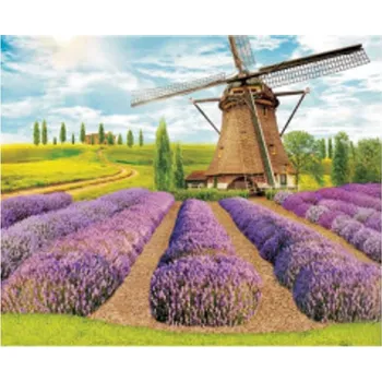 Vikpap W3863 - malování podle čísel, plátno 40 × 30 cm - Provence