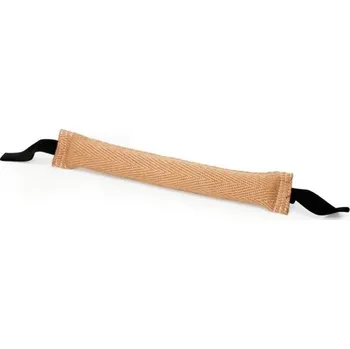 Hračka pro psa Camon JUTOVÝ PEŠEK - DVĚ POUTKA 10x60 cm