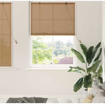 Roleta vidaXL Žaluzie a závěsy Jiný Světle hnědá bambus [42006856]