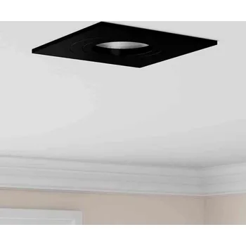 Bodové svítidlo vidaXL Spotlights s reflektory 6 pcs Černá 9 x 9 x cm Hliník [4108152]