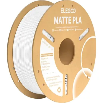 Filament Matné vlákno PLA ELEGOO (biele)