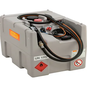 Palivová nádrž Mobilní nádrž na naftu CEMO DT-MOBIL 125 litrů, 30l/min -12V