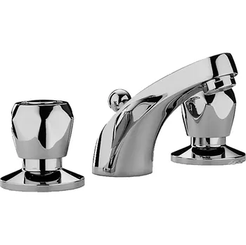 Vodovodní baterie Paffoni DANUBIO umyvadlová 3 otvorová bez v Barva: Chrom DA052CR